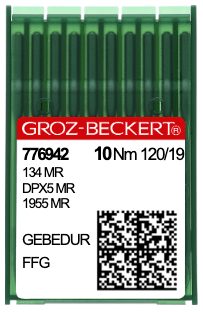 Groz - Beckert MR134 Titanium 4.5 Ball Point Needles 120/19 - Fits Innova, Gammill, and APQS - Maple Leaf Quilting Company Ltd.