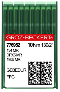 Groz - Beckert MR134 Titanium 5 Ball Point Needles 130/21(Fits Innova and Gammill and APQS) - Maple Leaf Quilting Company Ltd.