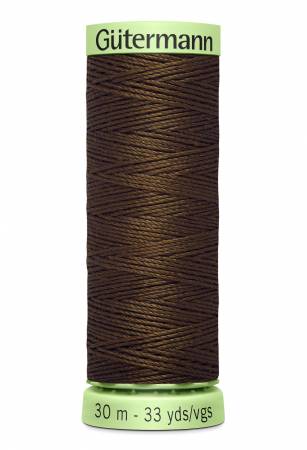 Gutermann Heavy Duty Polyester Topstitching Thread 30m/33yds | Espresso (587) - Maple Leaf Quilting Company Ltd.