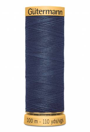 Gutermann Natural Cotton Thread 100m/109yds | Dark Navy - 6250 - Maple Leaf Quilting Company Ltd.