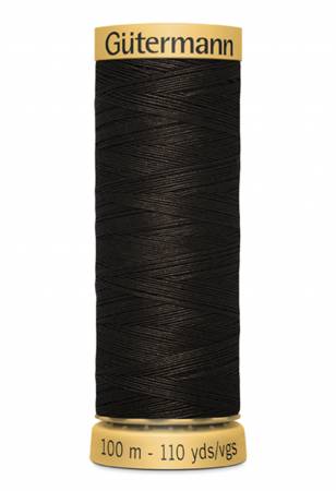 Gutermann Natural Cotton Thread 100m/109yds | Seal Brown - 3020 - Maple Leaf Quilting Company Ltd.