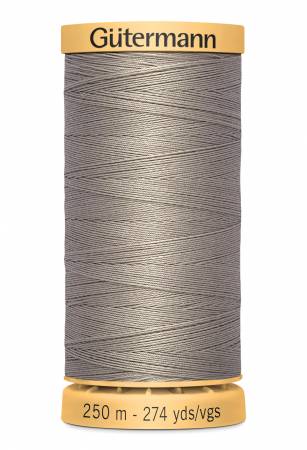 Gutermann Natural Cotton Thread 250m/273yds | Grey - 9240 - Maple Leaf Quilting Company Ltd.