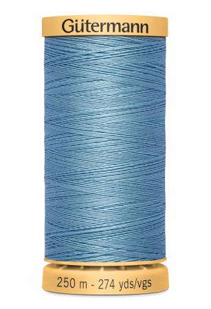 Gutermann Natural Cotton Thread 250m/273yds | Light Blue - 7310 - Maple Leaf Quilting Company Ltd.