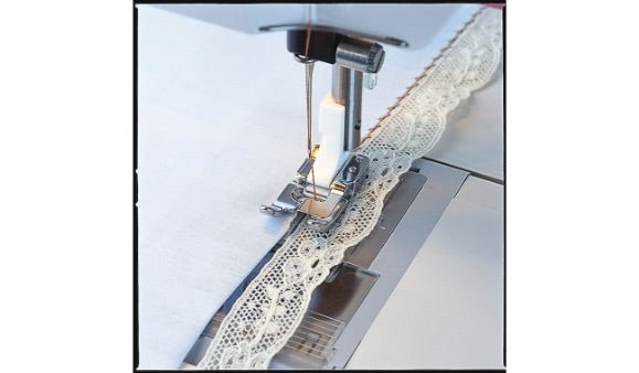 Husqvarna Viking Edge Joining Foot for IDF system - Maple Leaf Quilting Company Ltd.