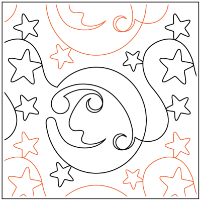 Mr. Sandman - 10.5” Paper Pantograph - Maple Leaf Quilting Company Ltd.