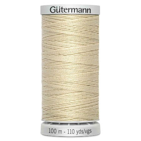 Gutermann Extra Strong Polyester All Purpose Thread 100m/110yds | Cream 169