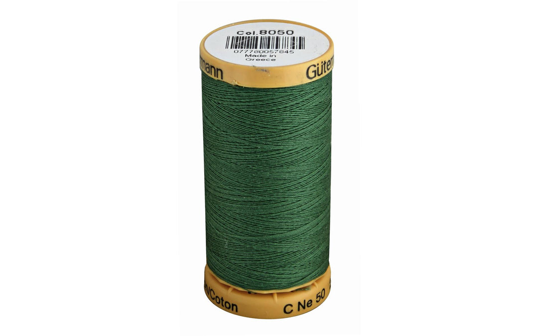 Gutermann Natural Cotton Thread 250m/273yds | Sage Green - 8050