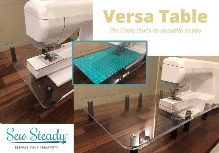 Sew Steady Versa Extension Table (up to 28.25" x 27") - Maple Leaf Quilting Company Ltd.