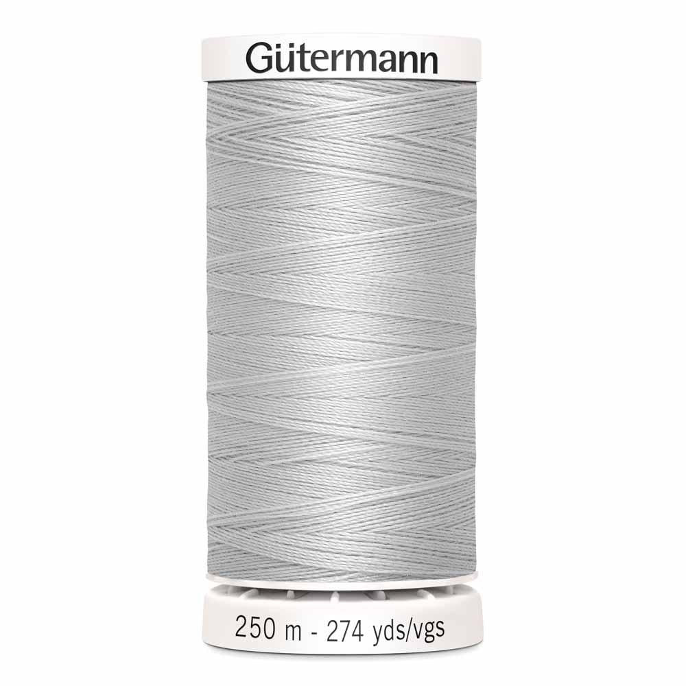 Gutermann Sew-all Polyester All Purpose Thread 250m/273yds | Silver (250M-100)