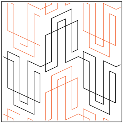 Summitt - 10” Paper Pantograph - Maple Leaf Quilting Company Ltd.