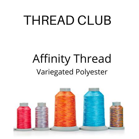 Thread Club | Affinity (Variegated) 40wt (3 Spools of 2750 m) - Maple Leaf Quilting Company Ltd.