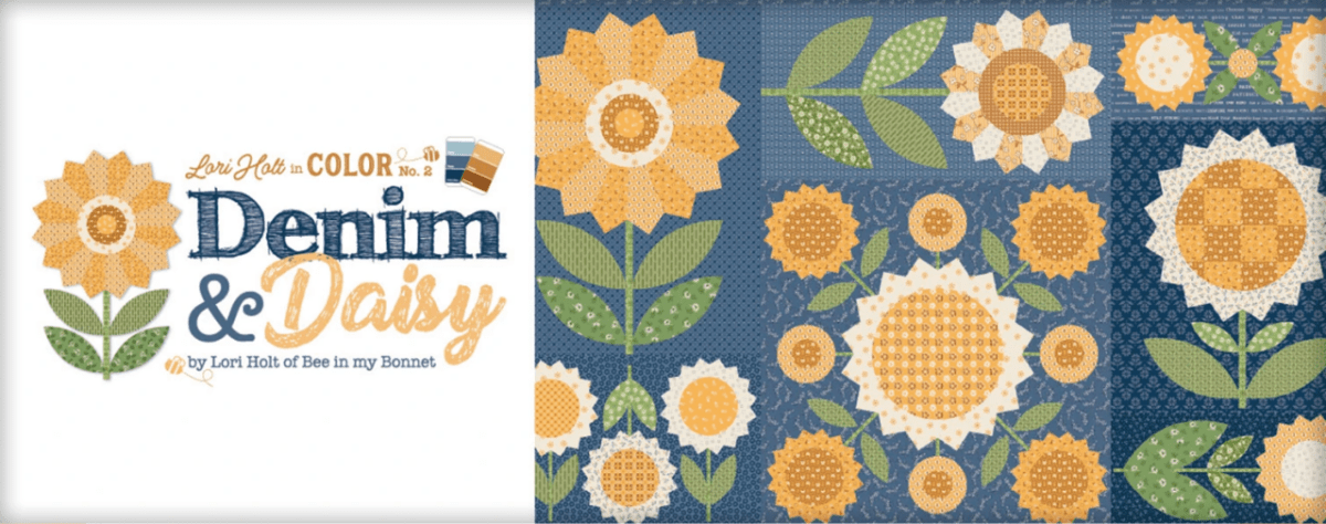 Denim & Daisy by Lori Holt Collection - Maple Leaf Quilting Company Ltd.