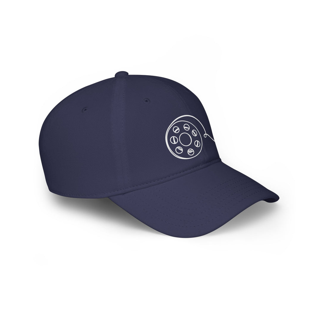 'Bobbin' - Low Profile Baseball Cap with Reel Design | Perfect for Quilt Retreats and Crazy Hair Days