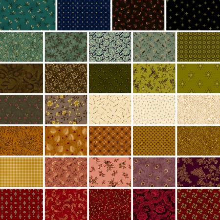 10in Squares Cotton - Scrap Basket Favorites (42pcs/bundle) - Maple Leaf Quilting Company Ltd.