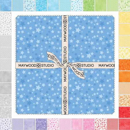 10in Squares Flannel - Playtime (42pcs/bundle) - Maple Leaf Quilting Company Ltd.