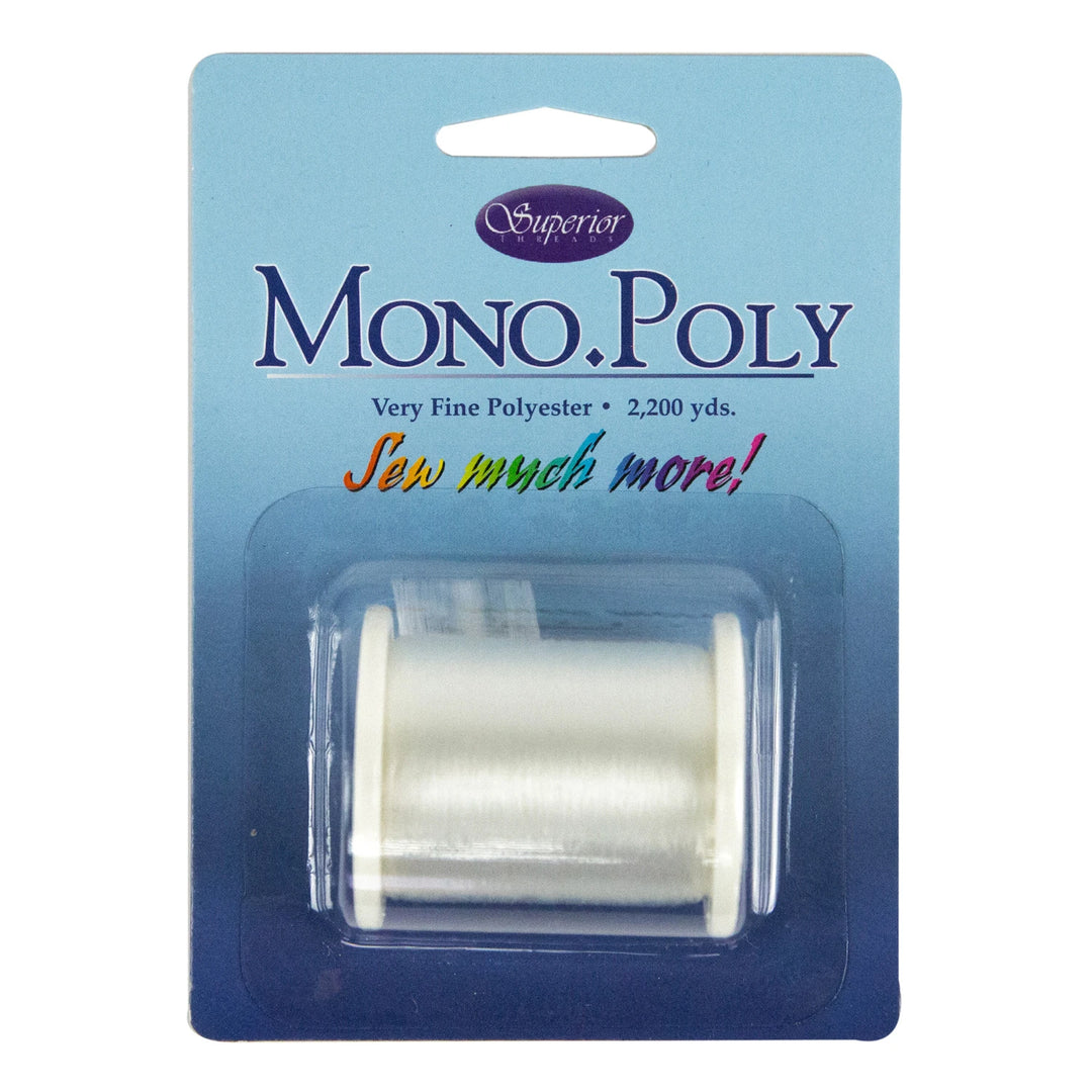 MonoPoly Invisible Polyester Thread (.004mm) 2,200yds (11901)