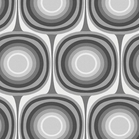 Grey Squircle Design 108" Cotton (1219W-90) – Sold in UNITS of ¼ metre