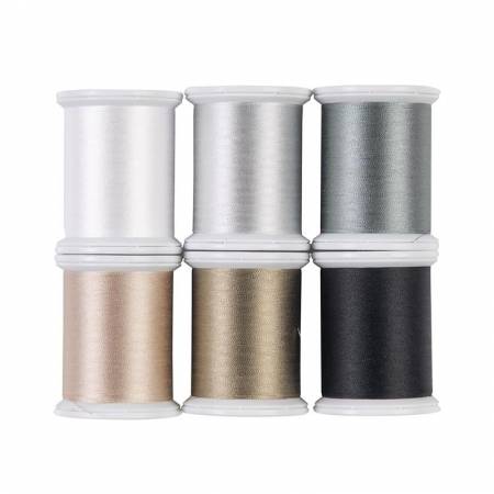 Superior Kimono Silk Thread Set Neutral Collection 6 Spools