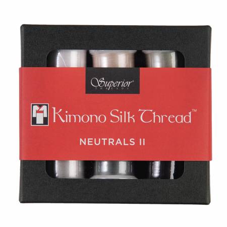 Superior Kimono Silk Thread Set Neutral 2 Collection 6 Spools