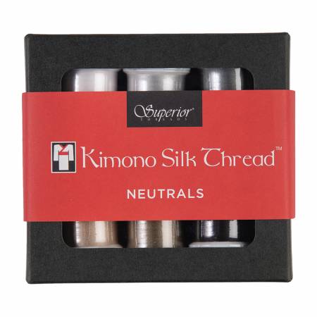 Superior Kimono Silk Thread Set Neutral Collection 6 Spools