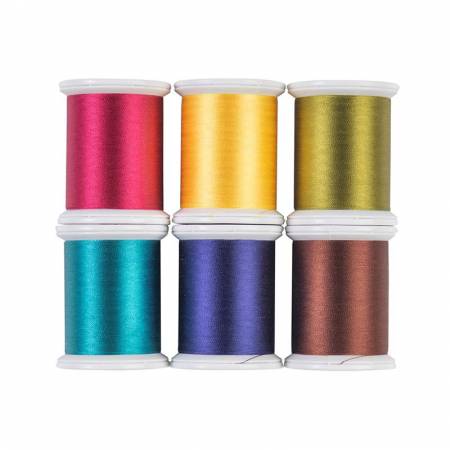 Superior Kimono Silk Thread Set Summer Collection 6 Spools