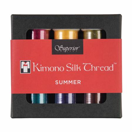 Superior Kimono Silk Thread Set Summer Collection 6 Spools