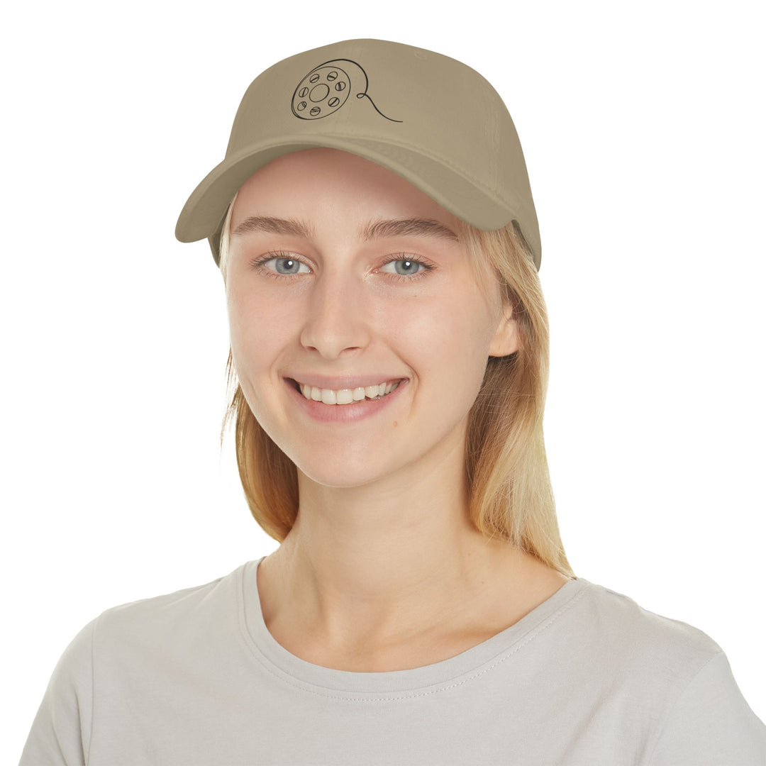 'Bobbin' - Low Profile Baseball Cap with Reel Design | Perfect for Quilt Retreats and Crazy Hair Days