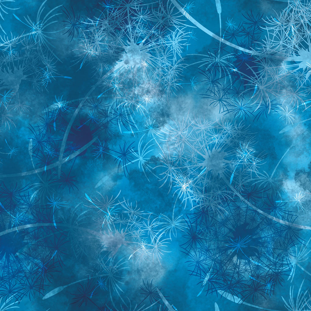 Dandelion Dreams - Wistful Blue | 108" Cotton