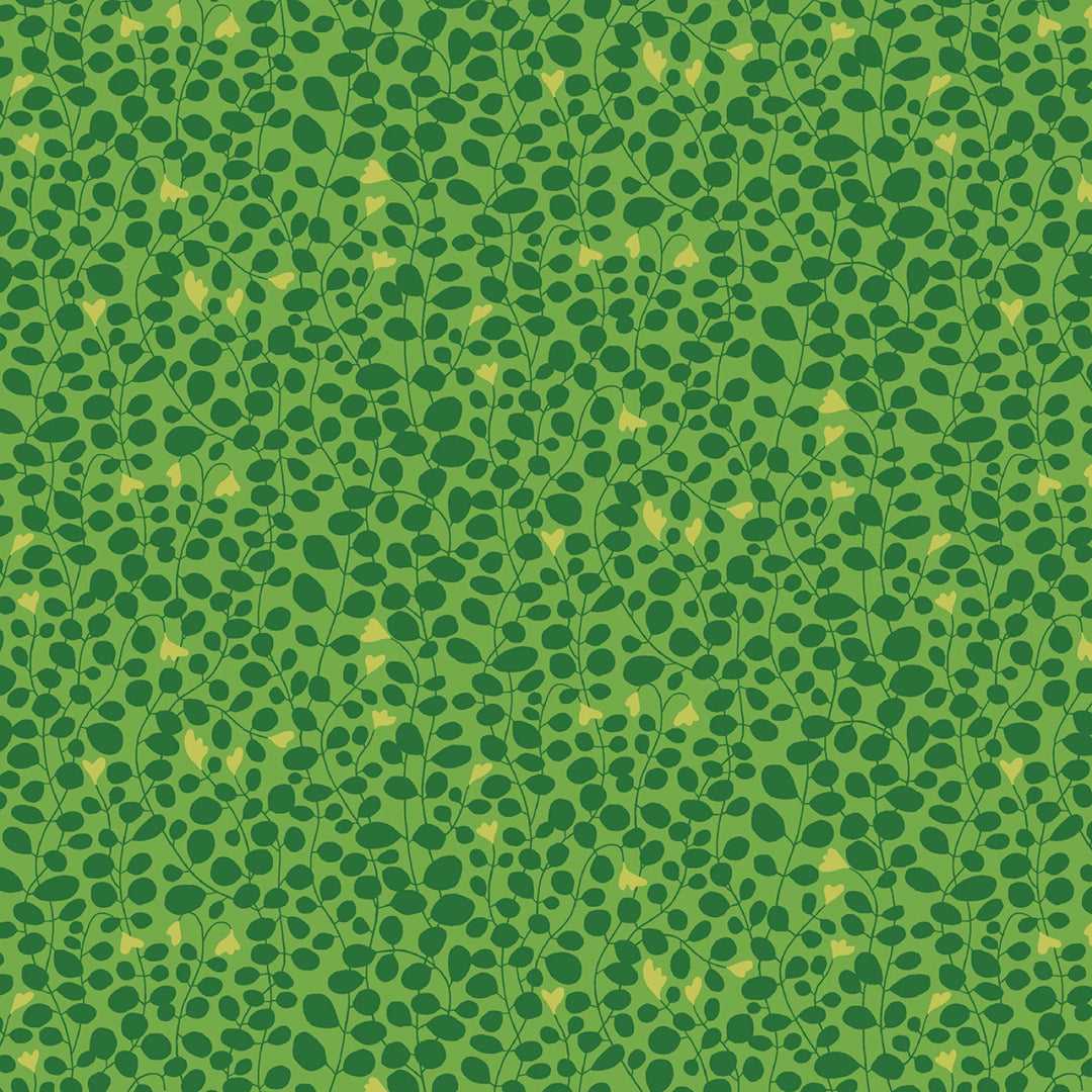 Blooming Color 2 Green Fat Quarter Bundle | Fat Quarter Package 6pcs (FQBC2BX-GRE)