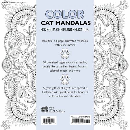 "My Cat Mandala" Colouring Book