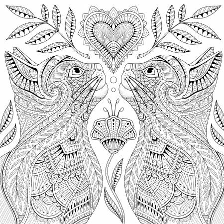 "My Cat Mandala" Colouring Book