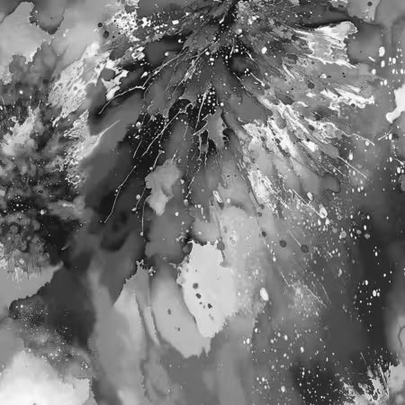 Black/White Splash of Colours 108in Wide | Watercolour Wonder 108in by City Art Studio Collection (2228-90)