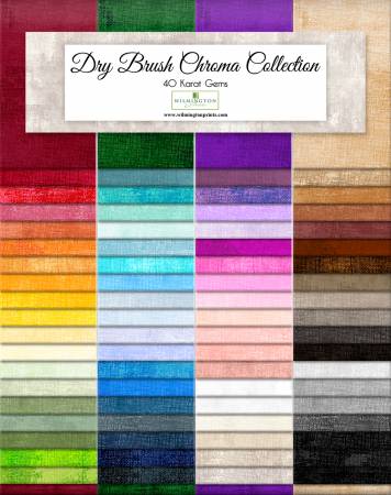 2.5in Strips - Dry Brush Chroma (76pc/bundle) - Maple Leaf Quilting Company Ltd.