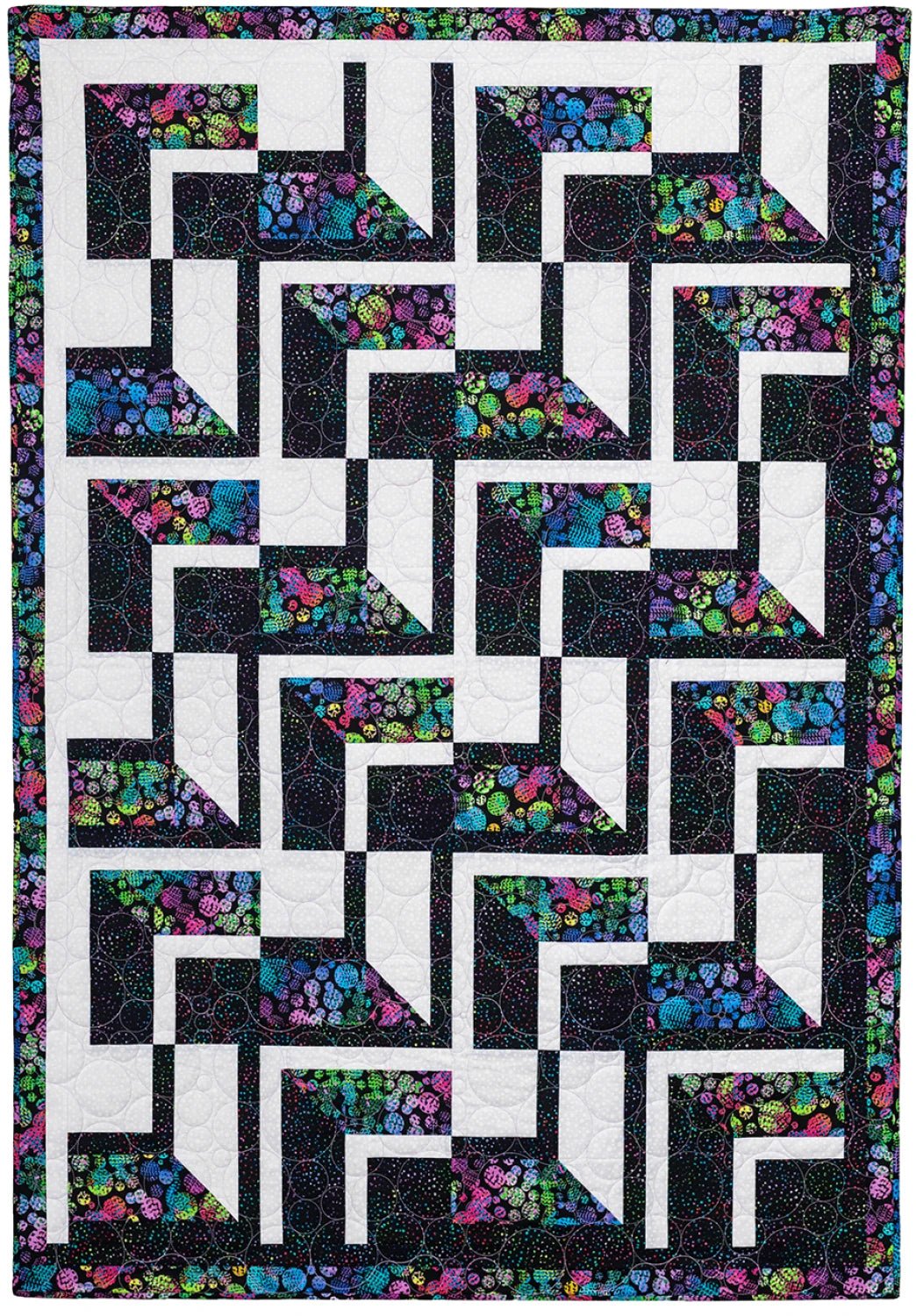 3 Yard Quilts Go Bold By Fran Morgan (FC032440) - Maple Leaf Quilting Company Ltd.