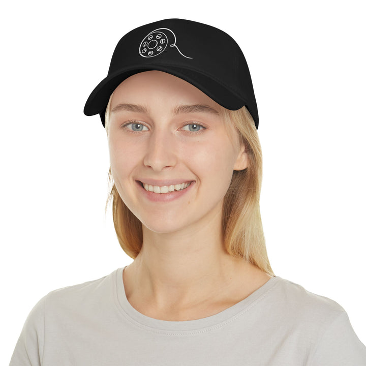 'Bobbin' - Low Profile Baseball Cap with Reel Design | Perfect for Quilt Retreats and Crazy Hair Days