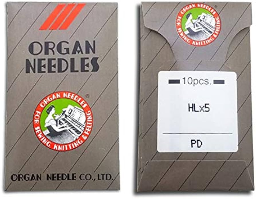 Organ Needle. - HLx5 High Speed Sewing Machine - PD Coated (Pack of 10)