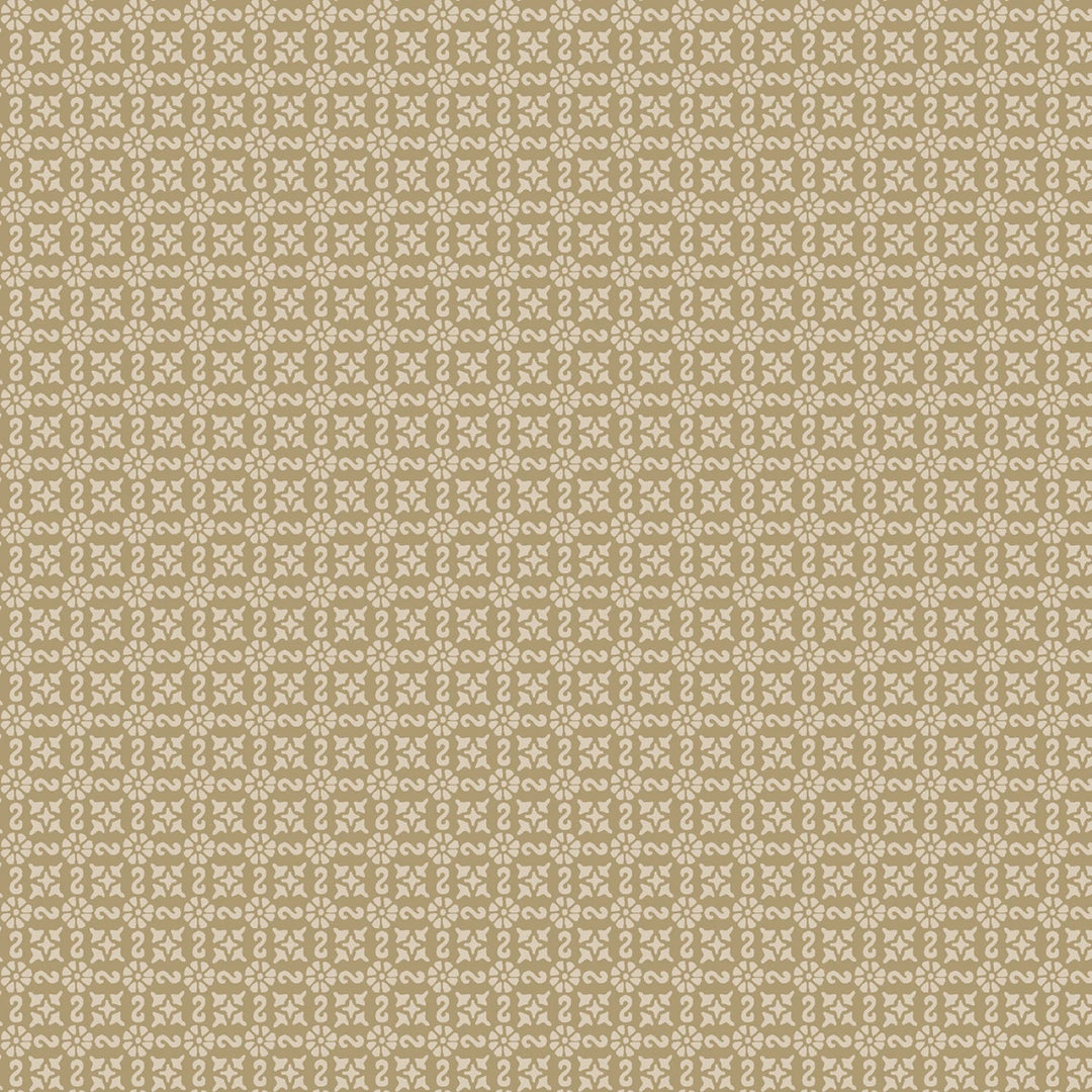 44" Freedom Rings - Beige Mini Tiles Cotton (R651378D - BEIGE) - Sold in UNITS of 1/4 metre - Maple Leaf Quilting Company Ltd.
