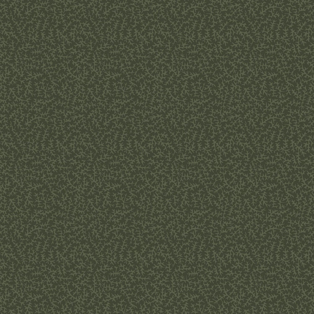 44" Freedom Rings - Green Thorns Cotton (R651379D - GREEN) - Sold in UNITS of 1/4 metre - Maple Leaf Quilting Company Ltd.