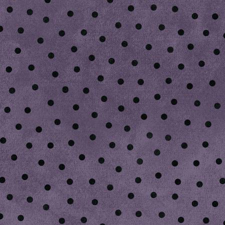 44" Wide Polka Dot Purple Woolies Flannel (F18506M - V) - Maple Leaf Quilting Company Ltd.