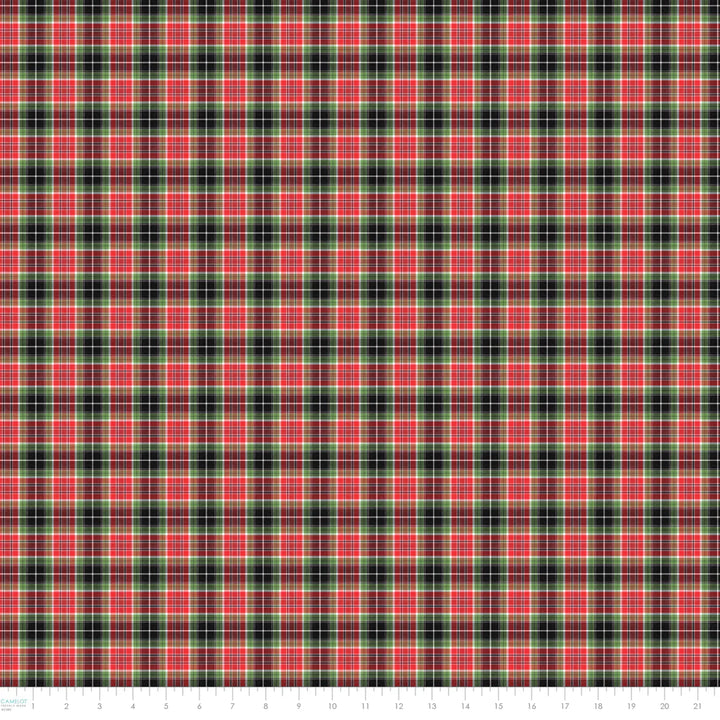 Multi Colour - Red Plaid 44" Wide Cotton (49230107-04) 🇨🇦