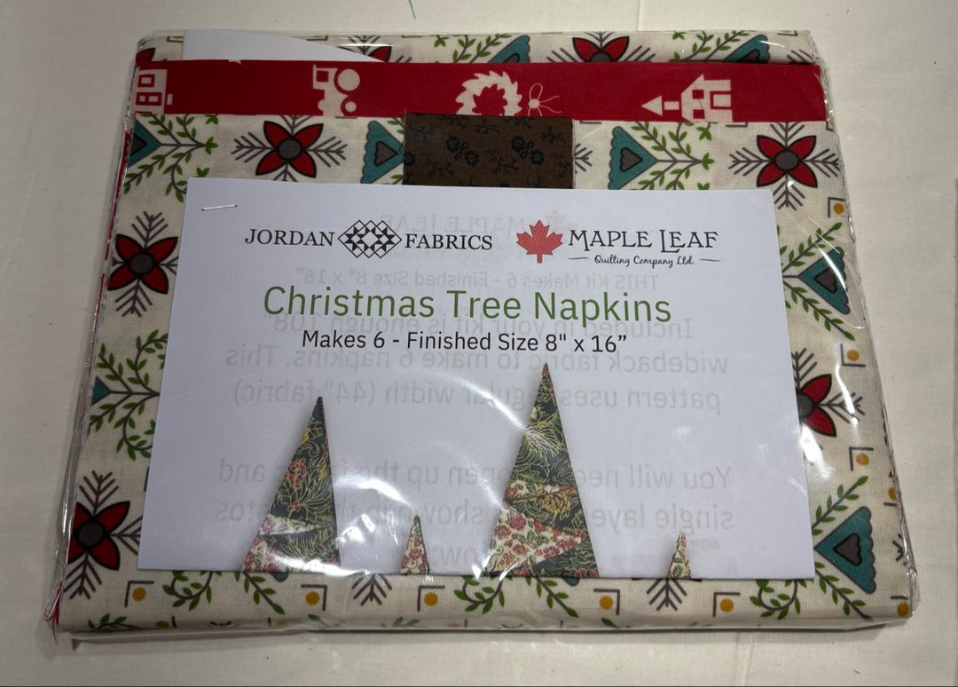 Lori Holt Hometown Holiday Tree Napkin - Kit (6pc set)
