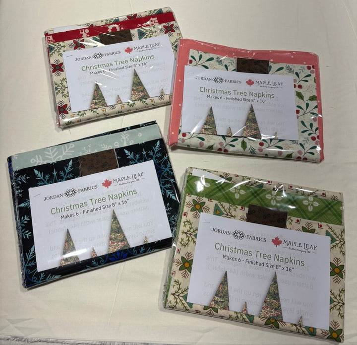 Lori Holt Hometown Holiday Tree Napkin - Kit (6pc set)