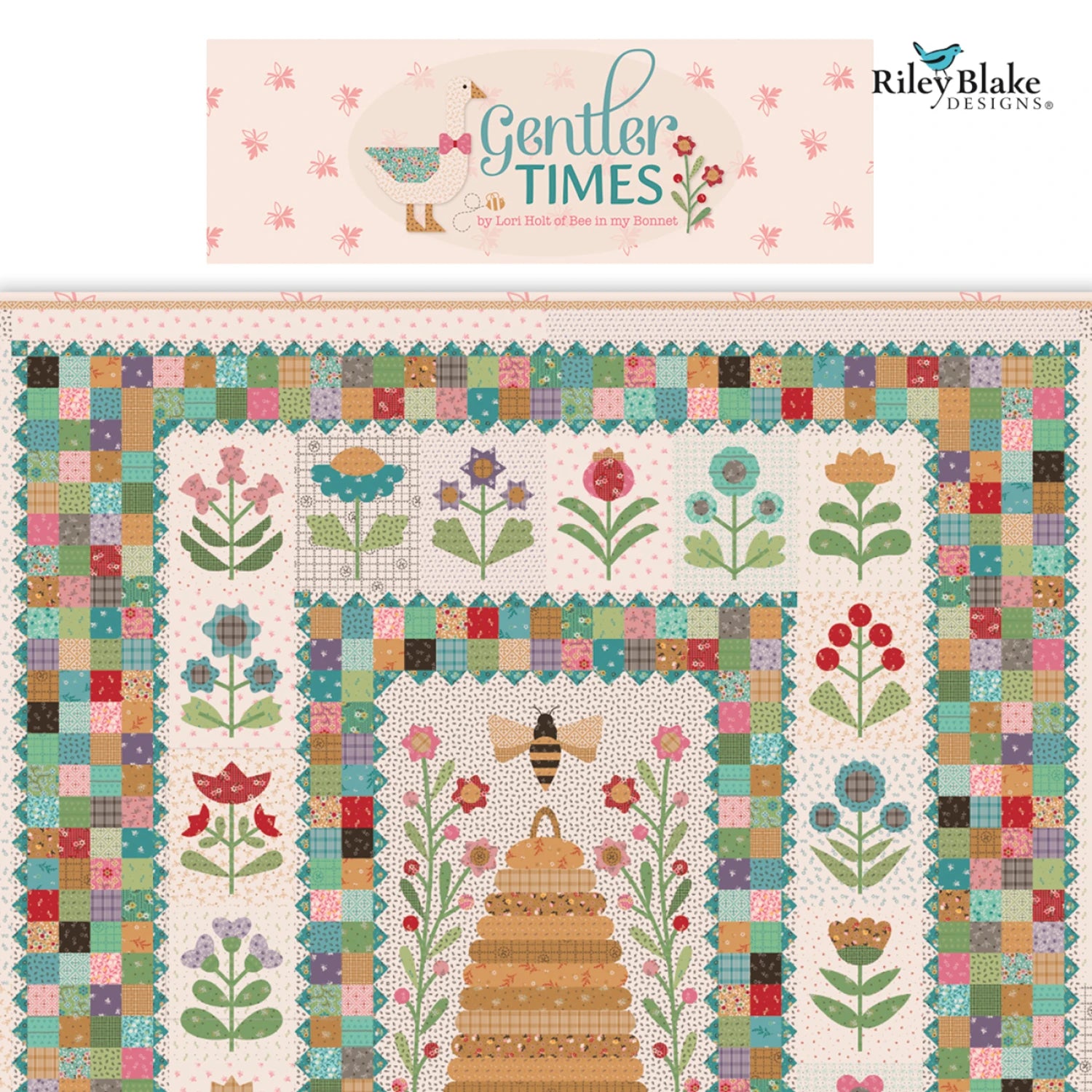 Gentler Times by Lori Holt  | 5in Squares - 42pcs (5-16470-42)