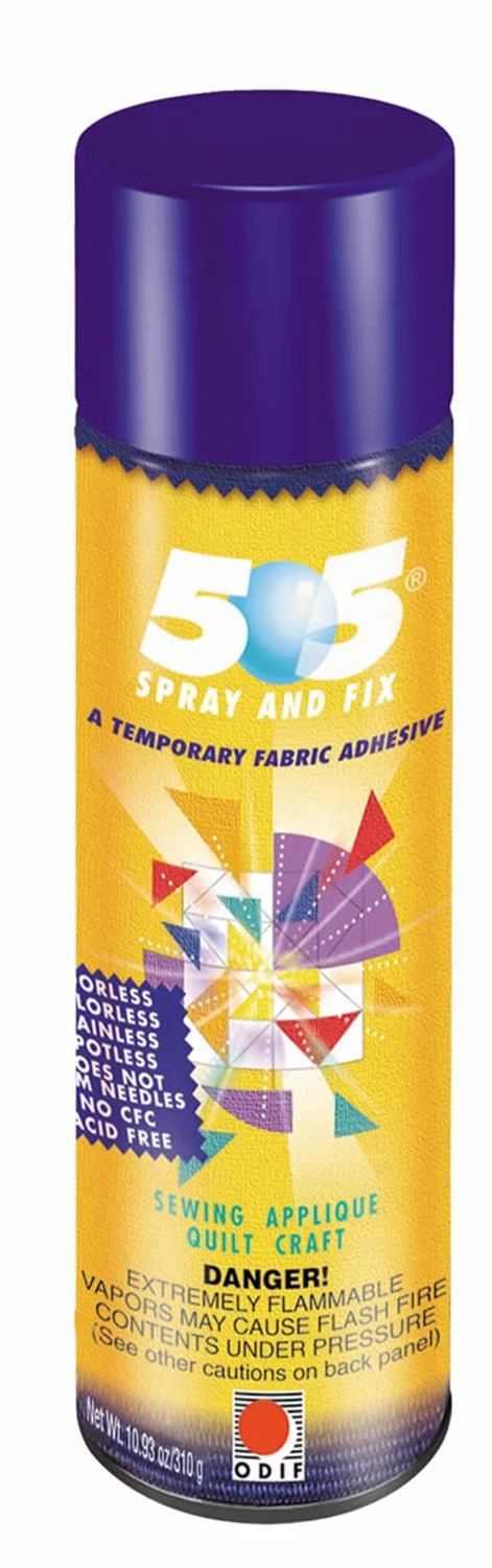 505 Spray & Fix Temporary Repositionable Fabric Adhesive 14.7oz (ORMD) - Maple Leaf Quilting Company Ltd.