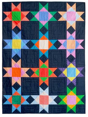 Multi 8 Point Star Quilt Kit