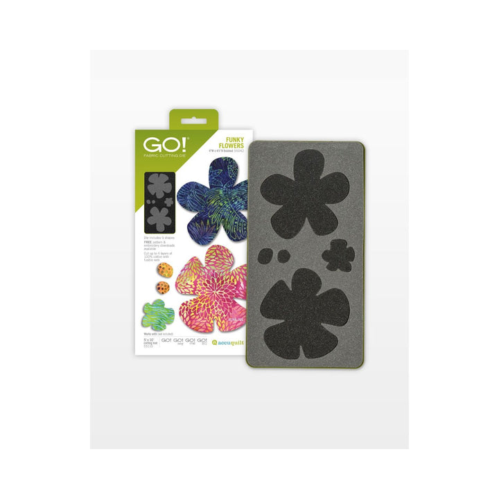 Pre-Loved GO! Funky Flowers Die (55042)