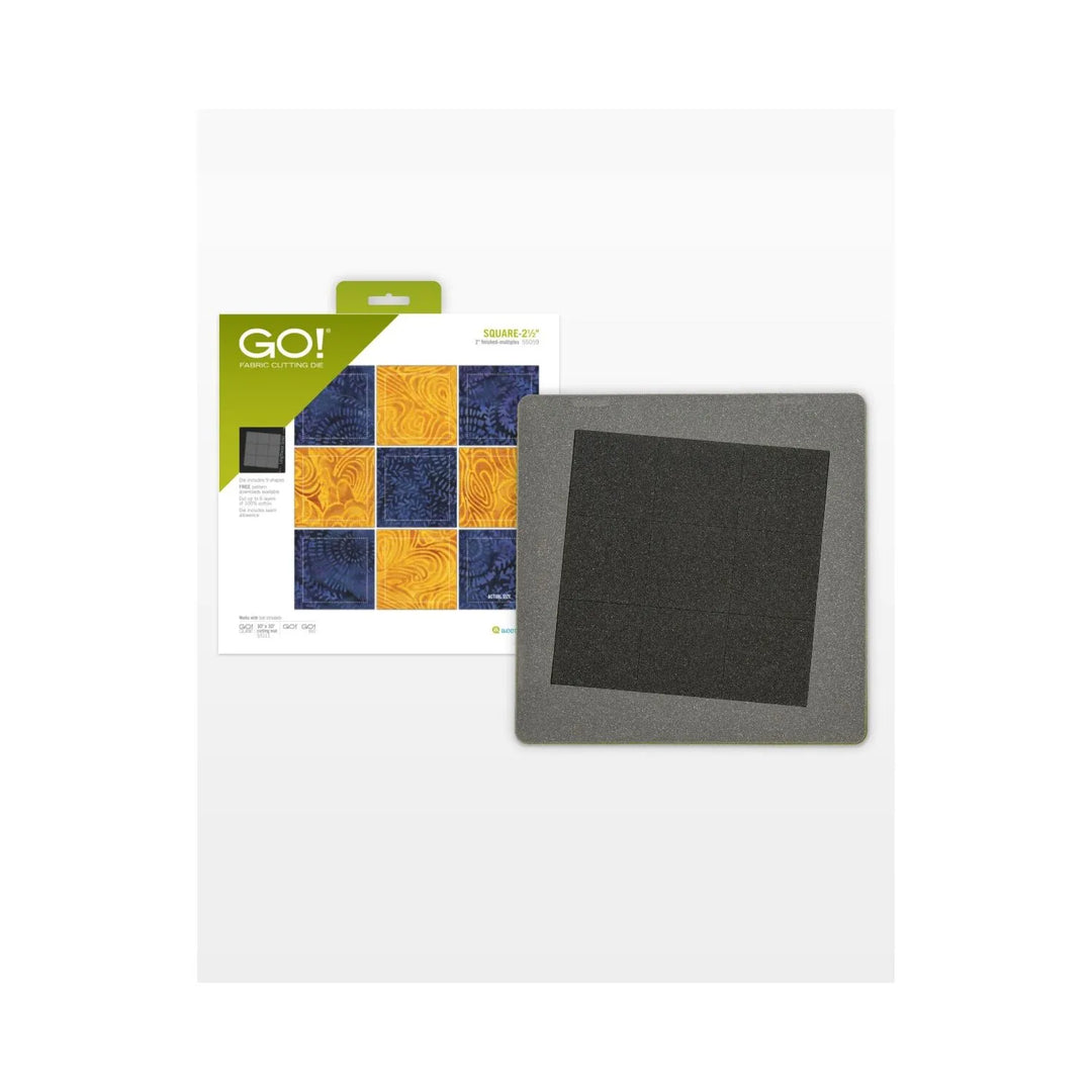 GO! Square-2 1/2" (2" Finished) Multiples Die (55059)