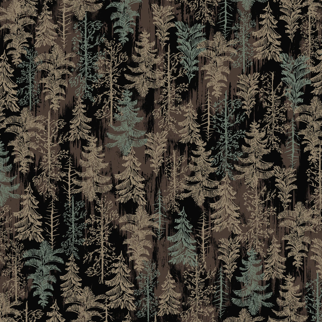 Archer Flannel - Night Tranquil Forest | 42/43" Flannel