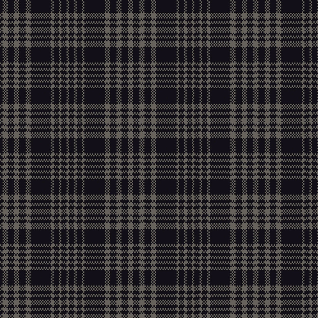 Archer Flannel - Night Woven Plaid  | 42/43"  Flannel