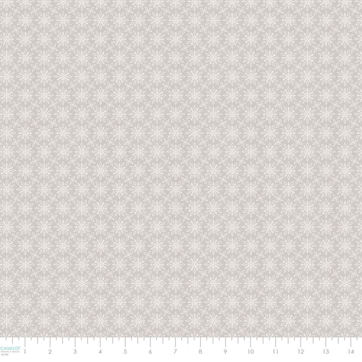 Light Grey - Detailed Snowflakes 44" Wide Cotton (66250405-01) 🇨🇦